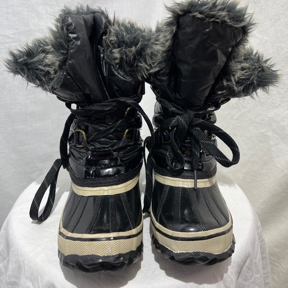 Sporto Winnie Faux Fur Boot, Black, Women’s size 6 - Picture 1 of 7